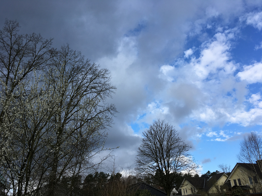 Aprilwetter im März