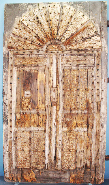 Old Door From Riding School Range, Bolsover Castle,Derbyshire