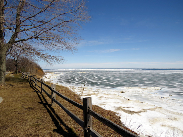 Ice on Lake Huron in 2015