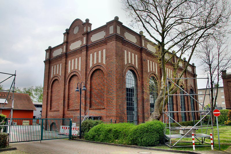 Ehem. Fördermaschinenhaus von Schacht 2 (Zeche Adolf von Hansemann 1/2/3, Dortmund-Mengede) / 23.04.2022
