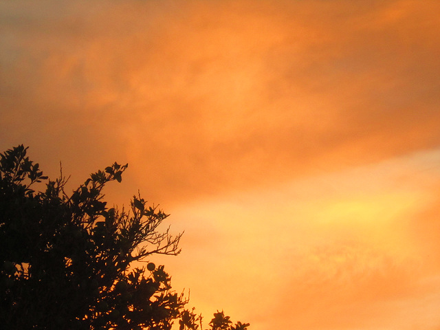 I've only seen sunsets without clouds in Turkey - so it was great to see clouds