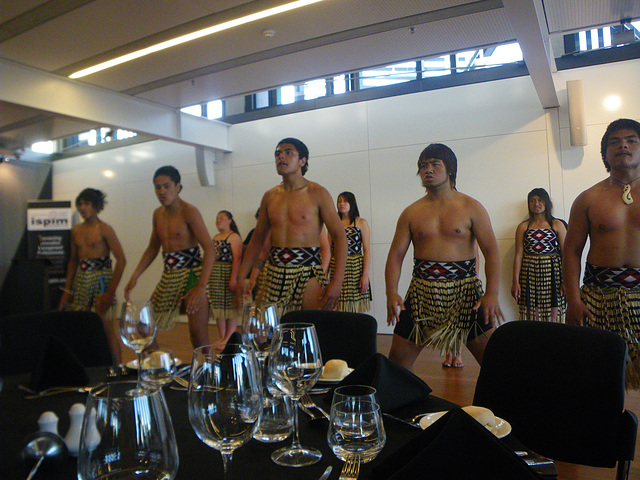 Wataka at the closing dinner