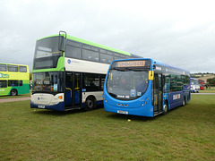 Rotala owned Preston Bus 40030 (BU52 UWE) (YT61 FEX) at Showbus and Diamond 20167 (SK19 FCG) at Showbus - 29 Sep 2019 (P1040477)