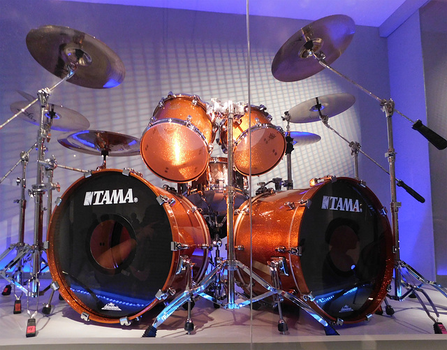 Drum Set used by Lars Ulrich of Metallica in the Metropolitan Museum of Art, September 2019