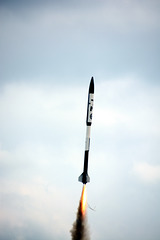 Rocket on course