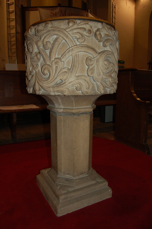 Font St Margaret's Church, Ward End, Birmingham, West Midlands