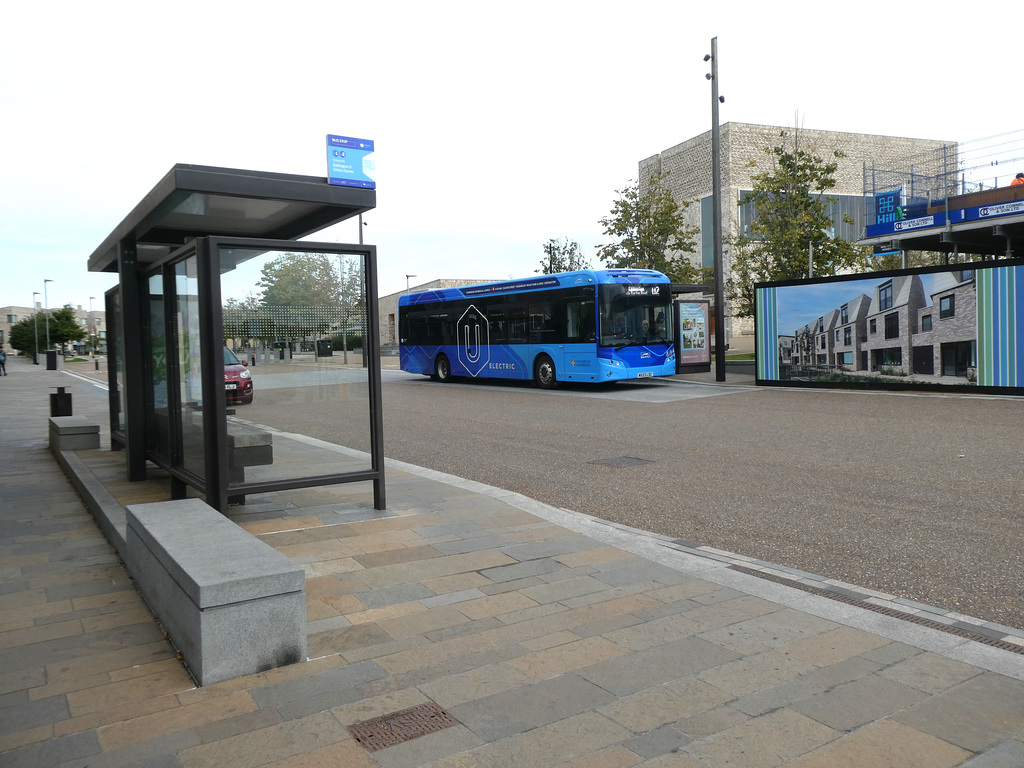 Whippet Coaches WG120 (MX23 LSC) at Eddington, Cambridge - 18 Oct 2023 (P1160889)