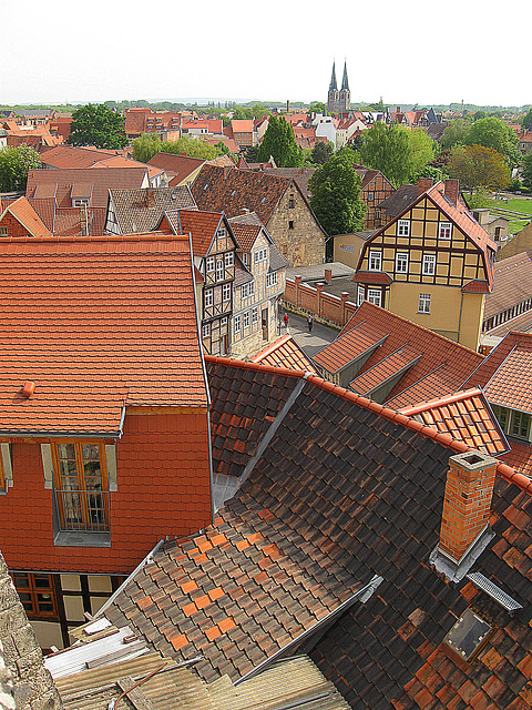 Über den Dächern von Quedlinburg