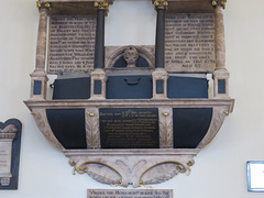 derby cathedral (60)c17 tomb to sara allestry with coffin and skull, attrib. to christopher kingsfeild