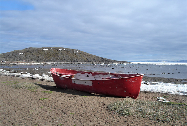 Chaloupe Inuit / Ruderboot der Inuit