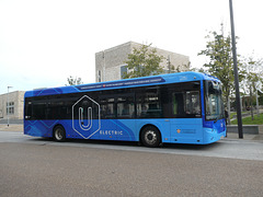 Whippet Coaches WG120 (MX23 LSC) at Eddington, Cambridge - 18 Oct 2023 (P1160885)