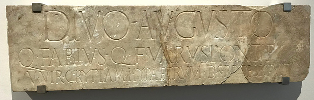 Inscription to the Imperial Cult