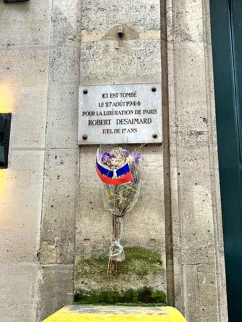 Paris 2024 – Memorial for Robert Desaimard