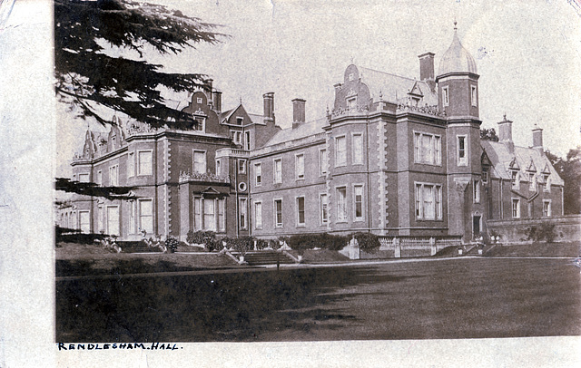 Rendlesham Hall, Suffolk (Demolished)