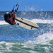 Kitesurf action
