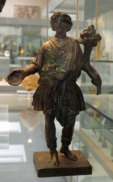Bronze Lar from Albano in the British Museum, April 2013