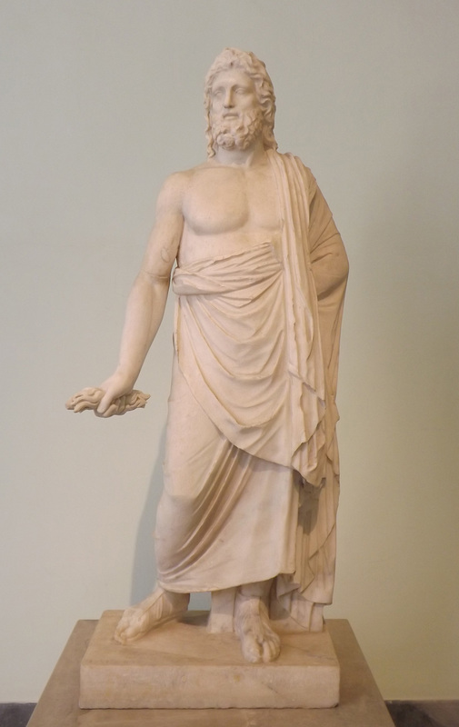 Asclepius of the Anzio Type in the Naples Archaeological Museum, July 2012