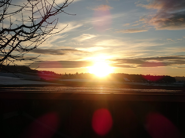 Kurz vor Sonnenuntergang