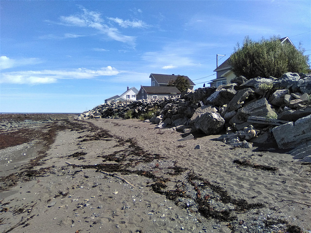 Plage et roches