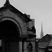 Preston, Lancashire - St.Walburge's shrine church in the distance.