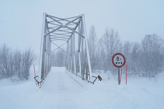 Lapland, Snowing