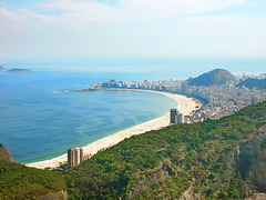 Guardando verso la spiaggia di Copacabana
