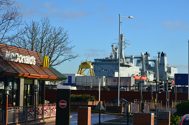 RFA FORT VICTORIA in Cammell Laird