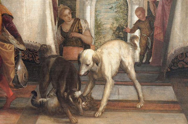 "Le banquet dans la maison de Simon" (détail) (Véronèse - 1570)