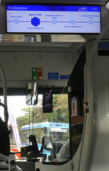 On board Whippet Coaches WG120 (MX23 LSC) in Cambridge - 18 Oct 2023 (P1160881)