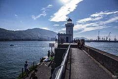 Paseo por el espigón de Arriluze (Getxo) + 2 notas