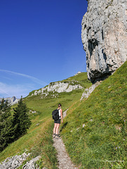 Bergweg zum Berggasthaus Schäfer