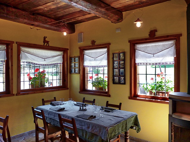 Bousson : restaurant room interior view -