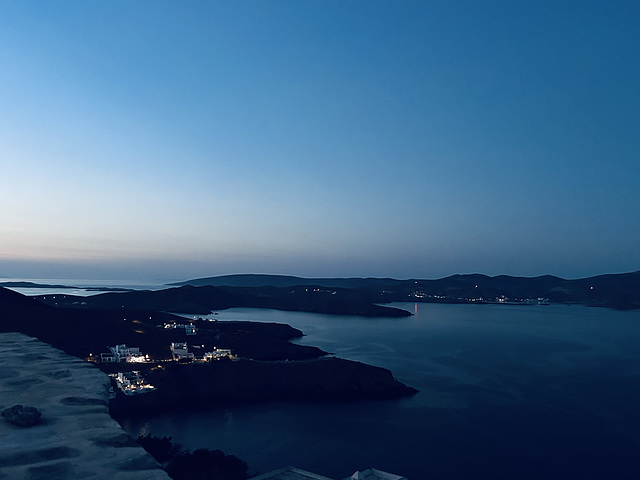 Blue hour in  Astypaleia.