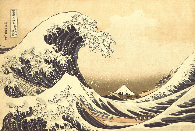 Vol - tsunami ; The Great Wave off Kanagawa