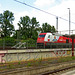 HFF - "Werbelok " 101 076-8 der DB im Bahnhof Dresden Hbf