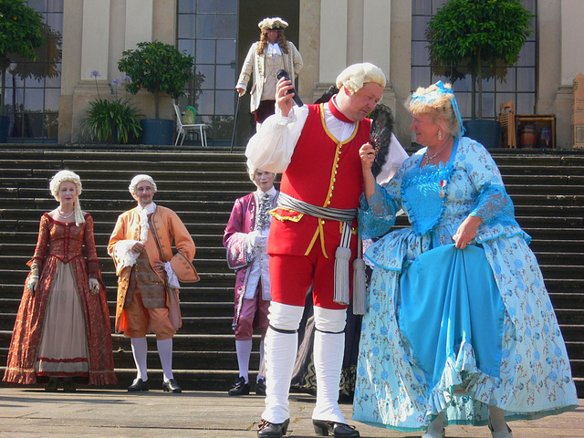 32 Königlicher Chameur hats mit der Baronessa - bei 40°C im Schatten