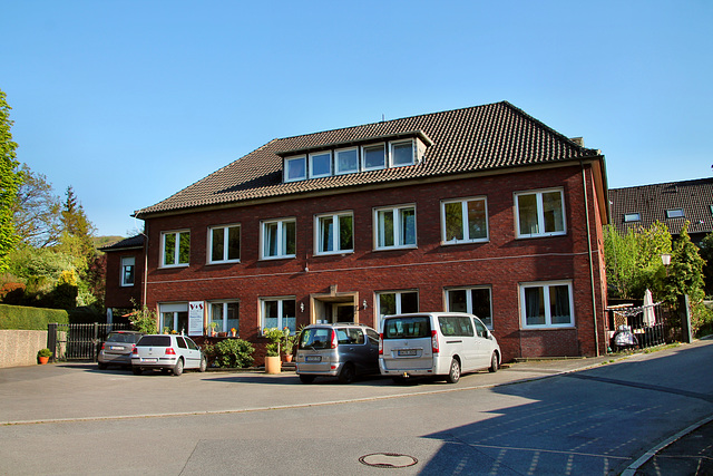 Zeche Aurora, ehem. Verwaltungsgebäude von Schacht Eugen Eckmann (Hattingen-Holthausen) / 19.04.2020