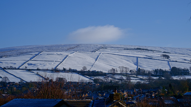 Towards Kinder Scout - snow