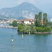 Isla Madre vista desde isla Bella en Lago Maggiore