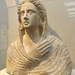 Limestone Funerary Bust of a Woman from Palestrina in the British Museum, May 2014