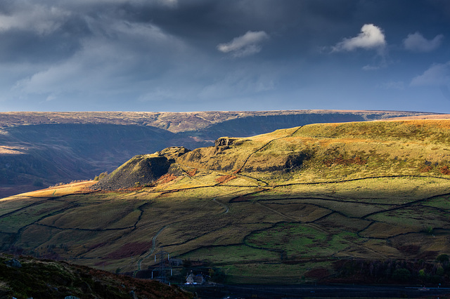 Crowden Quarry highlighted