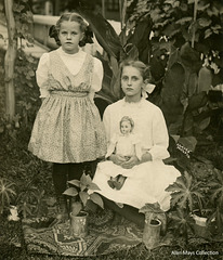 Two Girls and One Doll (Cropped)