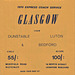 Buckmaster Dunstable-Glasgow service timetable 1970 Side 1