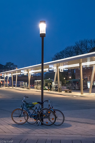 At Hildesheim's New Bus Terminal