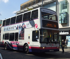 DSCF1683 First Eastern Counties LT52 WVA in Norwich - 11 Sep 2015