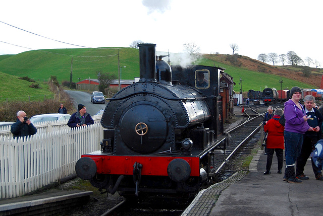 Peter is driving Beyer Peacock No. 1827