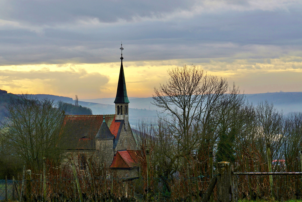 Morgendämmerung im Maintal - Dawn in the river Main valley