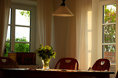 Esstisch im Abendlicht - HTT ! Esstisch im Abendlicht - HTT !