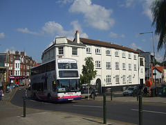 DSCF1608 First Eastern Counties LT52 WVA in Norwich - 11 Sep 2015