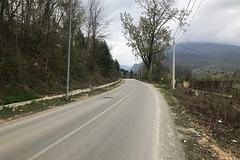 Walking to Dečani Monastery, Deçan, Kosovo